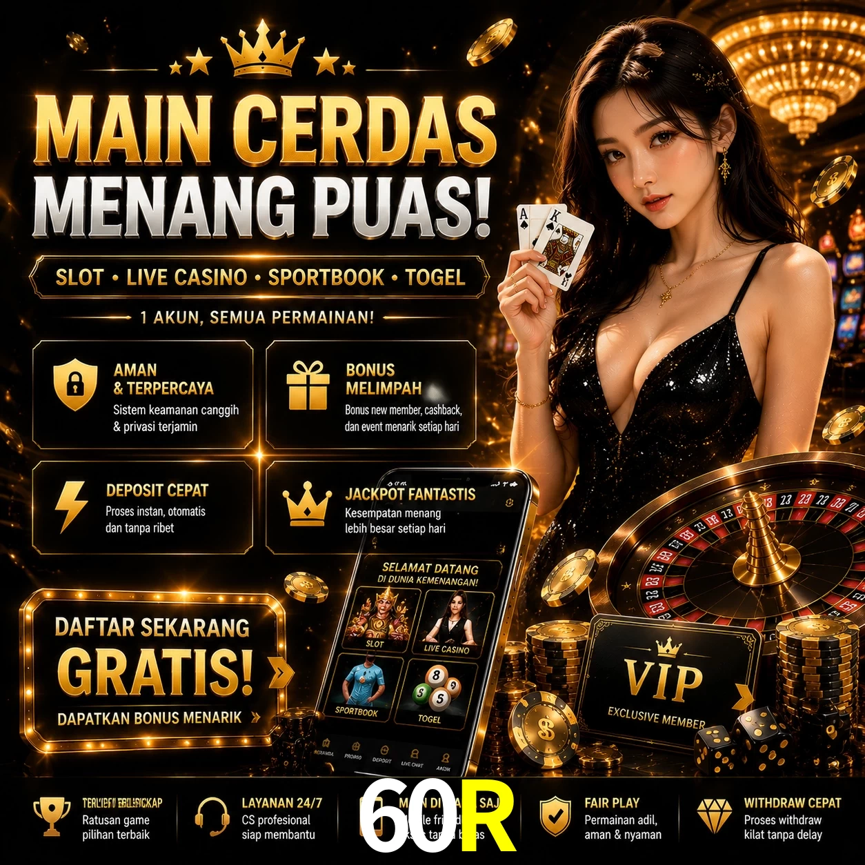 Slots no app 60R mobile